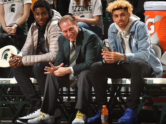Michigan State Head Coach Tom Izzo