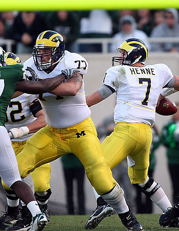 Chad Henne, Stephen Schilling, and Jake Long