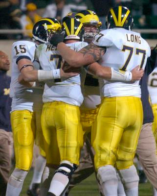 Ryan Mallett, Chad Henne, and Jake Long