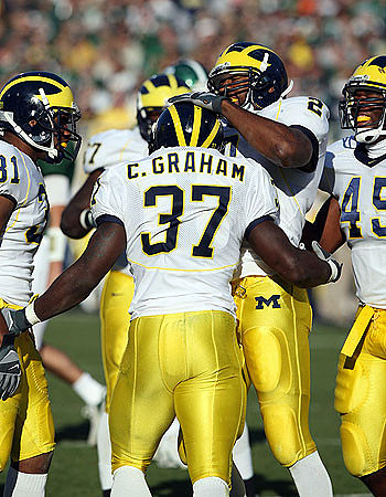 Brandent Englemon, Chris Graham, Terrance Taylor, Shawn Crable, and John Thompson