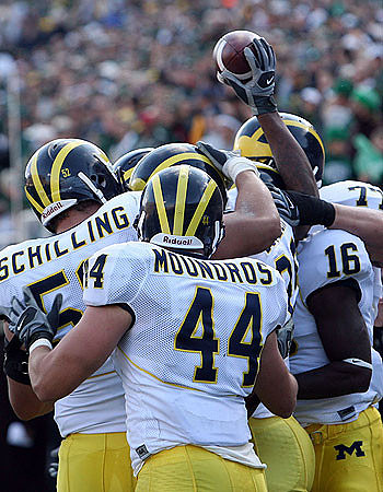 Mark Moundros, Stephen Schilling, Adrian Arrington, and Jake Long