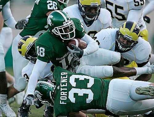 Stevie Brown, Obi Ezeh, Jamar Adams, and Brandon Graham