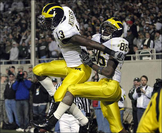 Mario Manningham and Greg Mathews