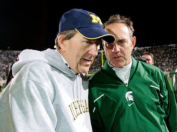 Lloyd Carr and Mark Dantonio