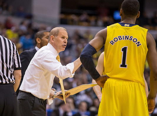 LaVall Jordan, John Beilein, and Glenn Robinson III (1)