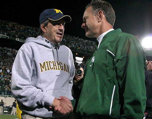 Lloyd Carr and Mark Dantonio
