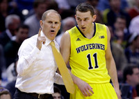 John Beilein and Nik Stauskas (11)