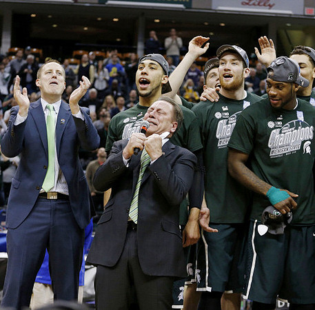 Michigan State Head Coach Tom Izzo