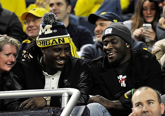 Denard Robinson and Devin Gardner