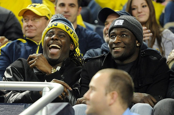 Denard Robinson and Devin Gardner
