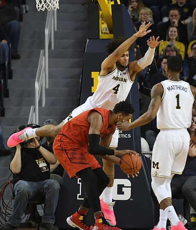 Isaiah Livers (4) and Charles Matthews (1)