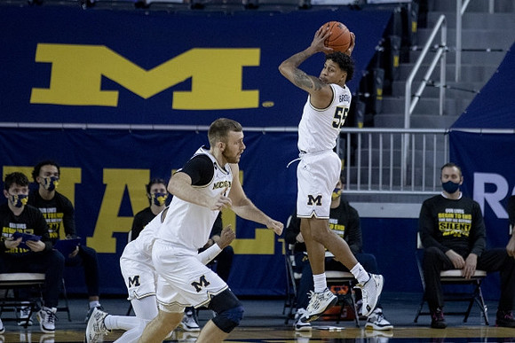 Austin Davis (51) and Eli Brooks (55)