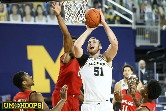 Austin Davis (51) and Brandon Johns Jr. (23)