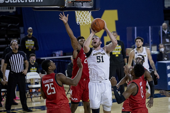Austin Davis (51) and Brandon Johns Jr. (23)