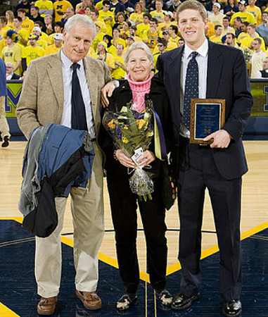 Last game at Crisler Arena Senior  Honoree
