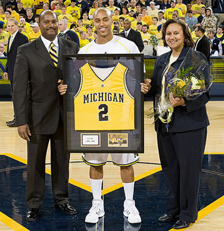 C.J. Lee (2) - Last Game at Crisler Arena Senior Honoree