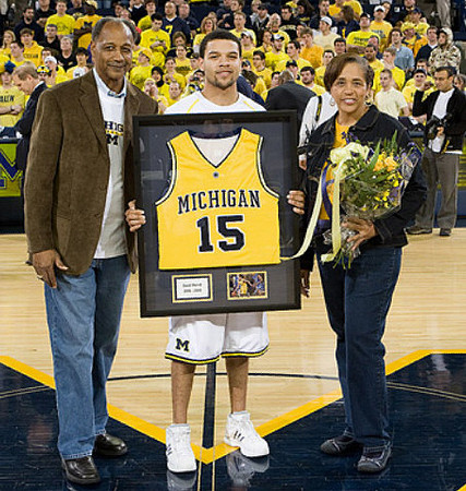 David Merritt (15) - Last Game at Crisler Arena Senior Honoree