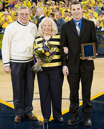 Last game at Crisler Arena Senior  Honoree
