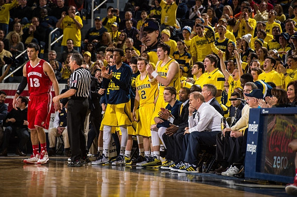 Mark Donnal (34) and Zak Irvin (21)