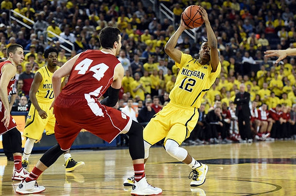 Derrick Walton Jr. (10) and Muhammad-Ali Abdur-Rahkman (12)