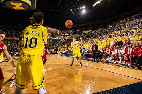 Mark Donnal (34) and Zak Irvin (21)