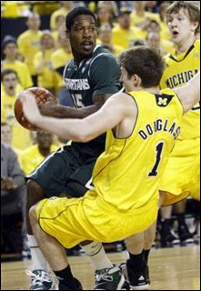 Stu Douglass (1) and Matt Vogrich (13)