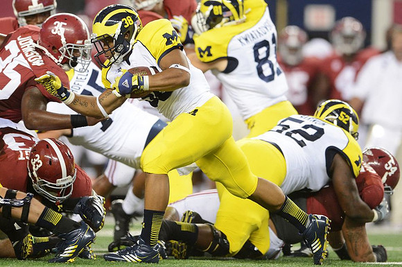 Thomas Rawls (38), Michael Schofield (75), Mike Kwiatkowski (81), and Ricky Barnum (52)