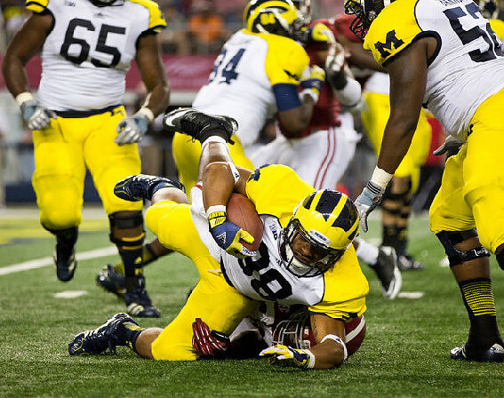 Patrick Omameh (65), Thomas Rawls (38), A.J. Williams (84), and Ricky Barnum (52)