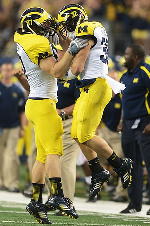 Brennen Beyer (97) and Jordan Kovacs (32)