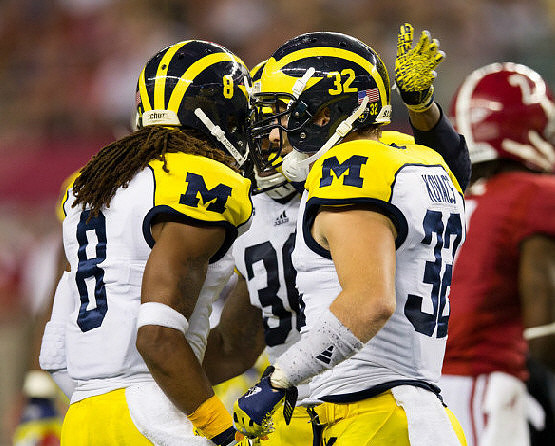 J.T. Floyd (8) and Jordan Kovacs (32)