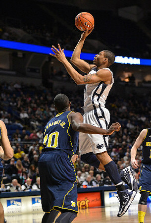 Glenn Robinson III (1) and Trey Burke (3)