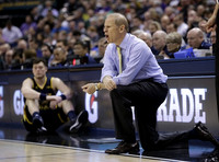 Ricky Doyle (32) and John Beilein