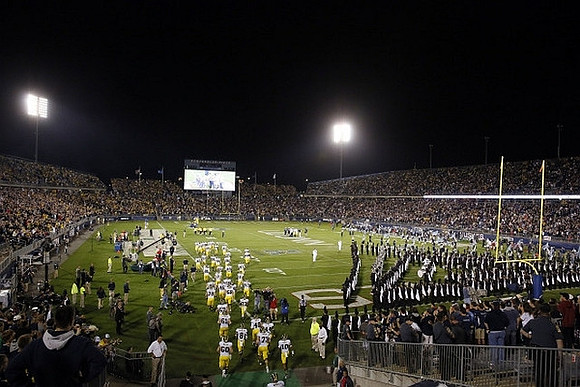Michigan Team at Rentschler Field, East Hartford, CT