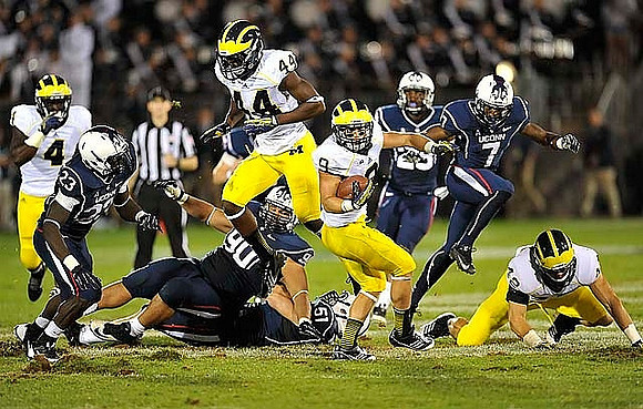 Cameron Gordon (4), Delano Hill (44), Drew Dileo (9), and Ben Gedeon (42)