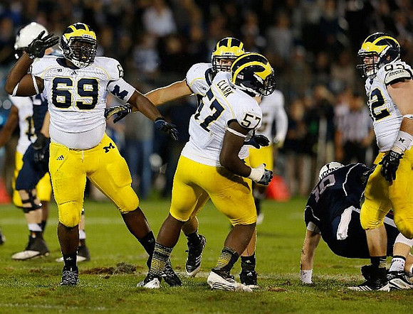Willie Henry (69), Frank Clark (57), and Keith Heitzman (92)