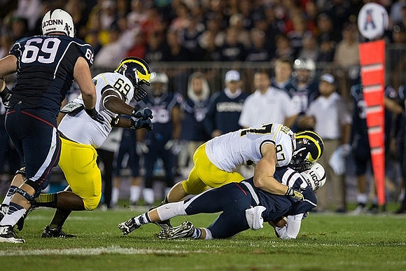 Willie Henry (69) and Brennen Beyer (97)