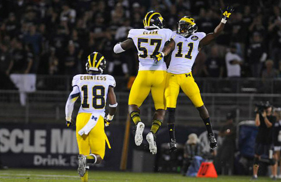 Blake Countess (18), Frank Clark (57), and Courtney Avery (11)