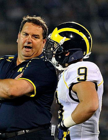 Brady Hoke and Drew Dileo (9)