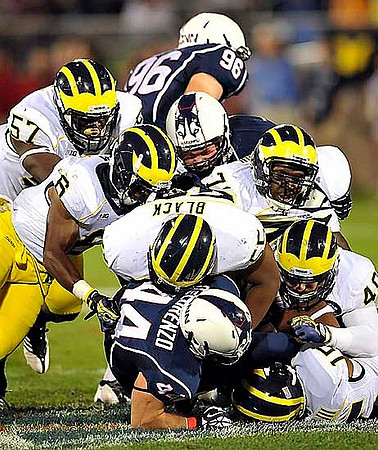 Jibreel Black (55), Frank Clark (57), Raymon Taylor (6), James Ross (15), Desmond Morgan (48), and Quinton Washington (76)