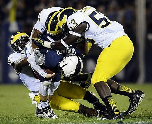 Mario Ojemudia (53), Jibreel Black (55), and Raymon Taylor (6)