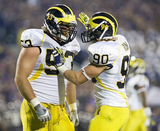 Ryan Van Bergen (53) and Jake Ryan (90)
