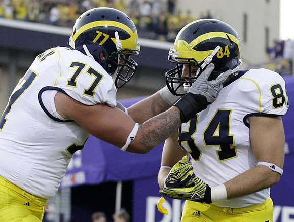 Taylor Lewan (77) and Steve Watson (84)