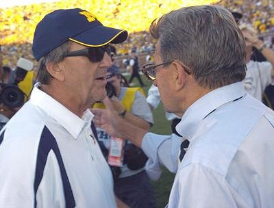 Lloyd Carr and Joe Paterno