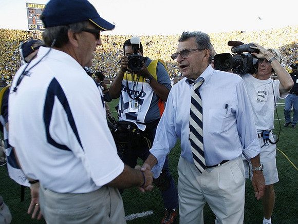 Lloyd Carr and Joe Paterno