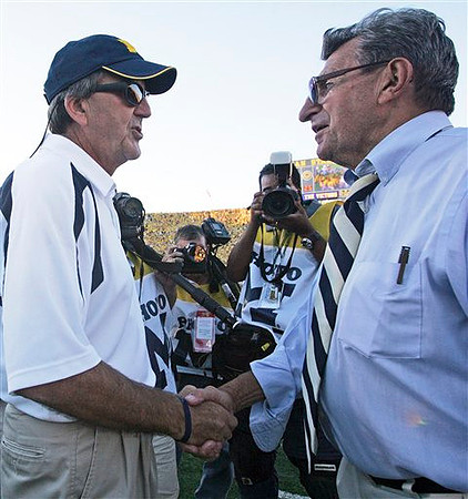 Lloyd Carr and Joe Paterno
