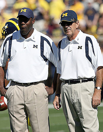 Ron English and Lloyd Carr