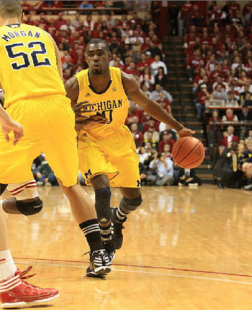 Jordan Morgan (52) and Tim Hardaway Jr. (10)