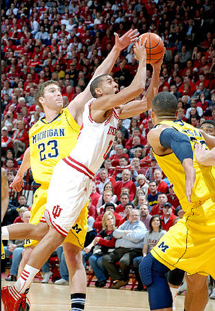 Evan Smotrycz (23) and Jordan Morgan (52)