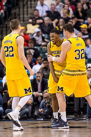 Duncan Robinson (22), Zak Irvin (21), and Ricky Doyle (32)
