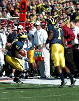 Tim Massaquoi (88) and Braylon Edwards (1)